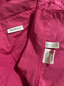 Vibrant Pink Button-Up Shirt