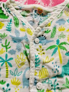 muslin baby combo - jhabla pants