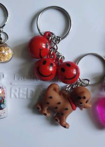 Funky Keychain Collection 6 pcs set