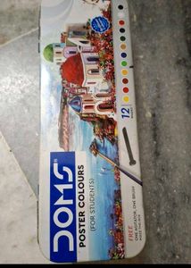 DOMS Poster Colours - 12 Shades (half used)