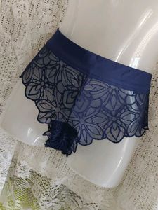victoria secret Women's Navy Lace Briefs