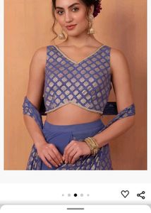 ♡PRICE DROP Lavender Ready To Wear Saree♡
