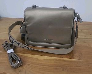 Charles &amp; Keith Metallic Crossbody Bag