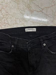 Zara Woman Black Denim Jeans