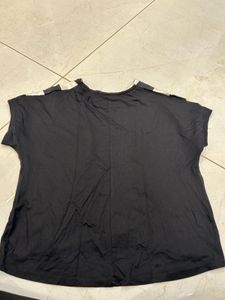 Striped Black and White Top