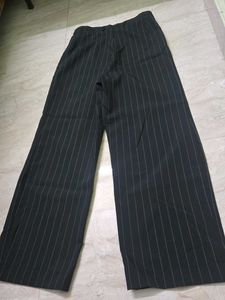 y2k Striped Wide-Leg Trousers