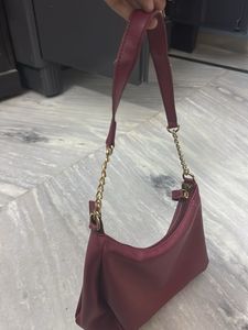 Stylish Maroon Shoulder Bag