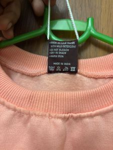 Adidas Peach Crewneck Sweatshirt