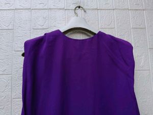 New with tag Chic Purple Cute Korean Top