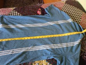 Blue Striped Polo T-Shirt