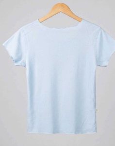 Cute Light Blue Graphic T-Shirt