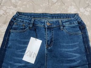 Striped Flare Jeans