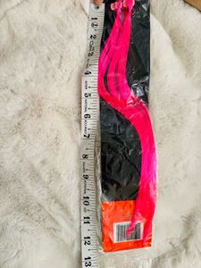 Vibrant Pink Clip-In Hair Extensions