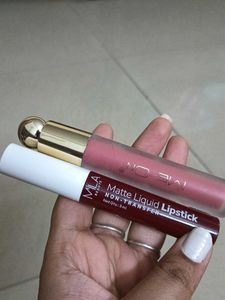 Mila Beaute Matte Liquid Lipstick pack 2