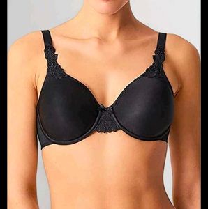 Elegant Black Lace Trim Bra with brief 👍