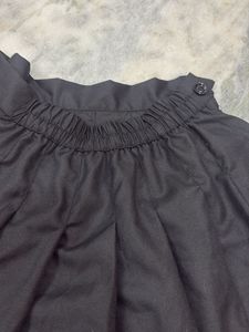 Black Pleated tailored Mini Skirt