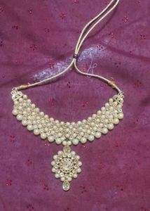 Exquisite Pearl &amp; Kundan Bridal Jewellery Set
