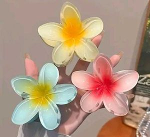 Floral Hair Claw Clips Set of 3
