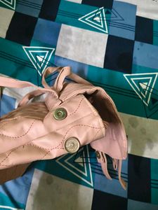 Chic Quilted Pink Backpack
