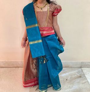 Chanderi Silk  Dupatta(Green Colour)