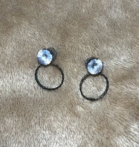 Combo Y2k aesthetic rings and stud