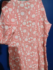 Floral Print Button-Up Tunic