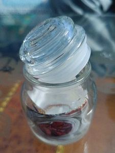Glass Jar contener with Lid