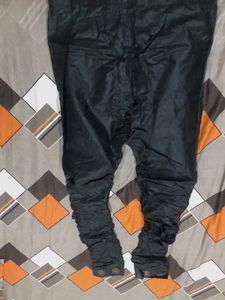 Stylish Black Ruched Pants