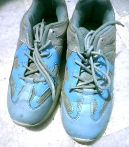 Athletic Blue Sneakers