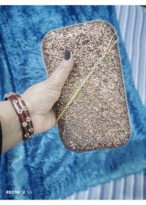 Sparkling Beaded Clutch Bag