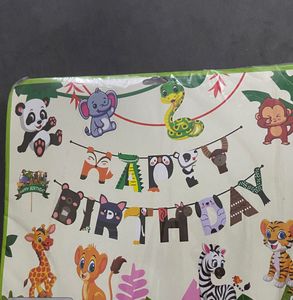 Jungle Theme Birthday Decoration Kit