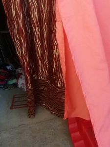 Pink Sleeveless Kurta