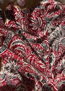 Elegant Maroon Printed Dupatta