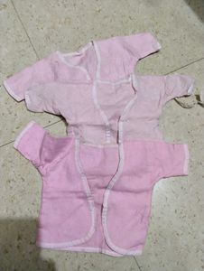 Pink Cotton Blend Blouse