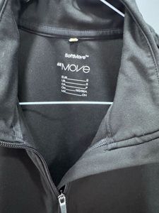 H&amp;M Women's Black Zip-Up active Jacket