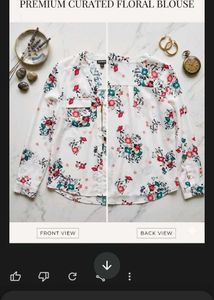 Chic Floral Print Blouse