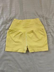 Yellow Cycling Shorts