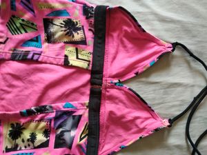Halter Neck y2k Beach Vibes printed aesthetic top