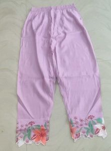 Elegant Lavender Floral Kurta Set for Women