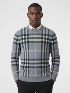 Burberry Check Knit Sweater Men’s