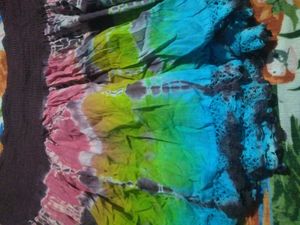 Bohemian Tie-Dye Mini Skirt