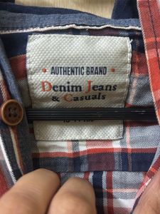 Red &amp; Blue Plaid Flannel Shirt