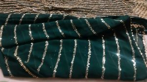 Embellished Teal Kurta Set