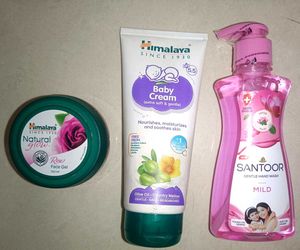baby cream & face gel with handwash