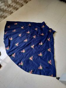 Elegant Blue Embroidered lehnga blouse