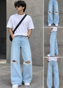 Light Wash Ripped Jeans