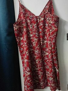 Floral Print Slip Dress