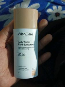 WishCare Daily Tinted Fluid Sunscreen SPF 50+