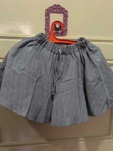 Plaid Blazer and Shorts Set