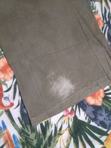 ROCHA Embroidered Olive T-Shirt